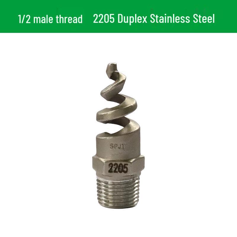 Stainless Steel Anti-Clog Spiral Spray Nozzle for Cooling Tower & Fire Protection