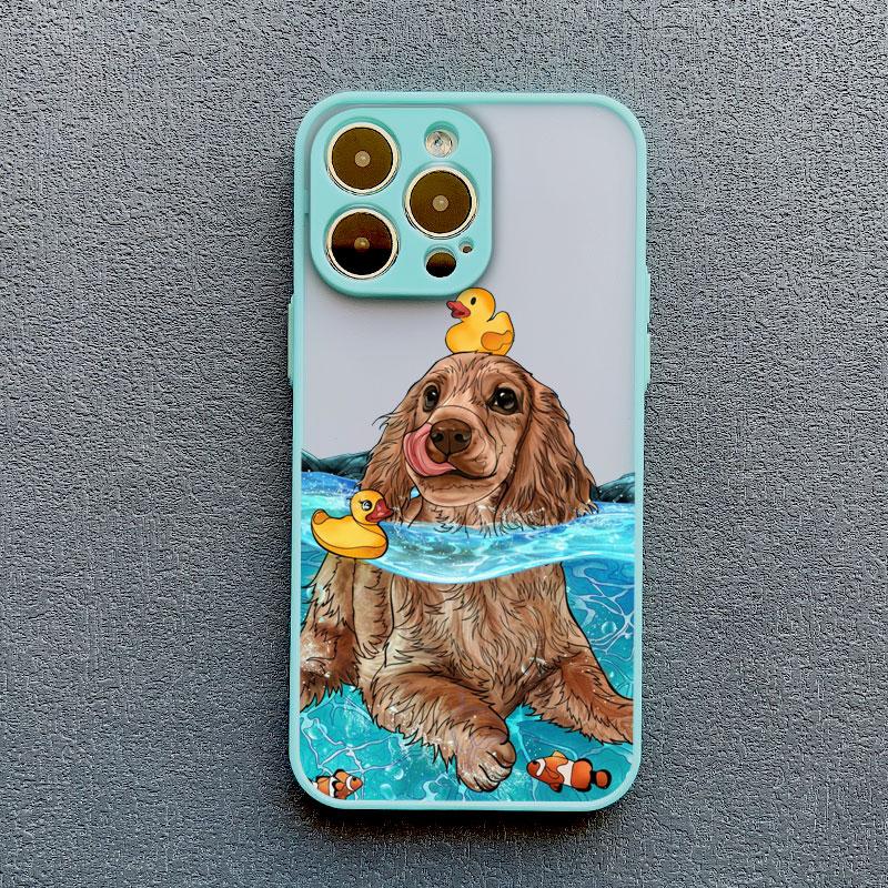 

Dachshund Silhouette Dog Cute Animal Phone Case for IPhone 16 11 13 14 15 Pro Max 12 Pro Max Mini XS XR X 15 7 8 Plus Back Cover iphone 13Mini