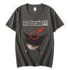No Brain Funny Cat Graphic T Shirts Mens Women Fashion Oversized ONeck Tshirts Casual Comfort Short Sleeve Tshirt Streetwear