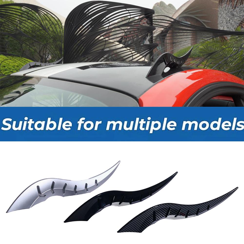 Auto Dak Drakenhoorn Modificatie 3D Duivelshoorn Decor Auto Halloween Hatchback Accessoires Sticker Auto Ornament Dak P3V1