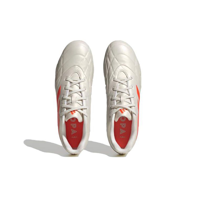 Adidas Copa Pure.3 FG Heatspawn Pack Unisex Sneakers Cream Off-White Team-Solar-Orange HQ8941