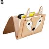 Felt Bedside Storage Bag Cartoon Bedside Organizer Sofa Bed Book Phone Remote Control Hanging Storage Bag Couch Holder Pocket