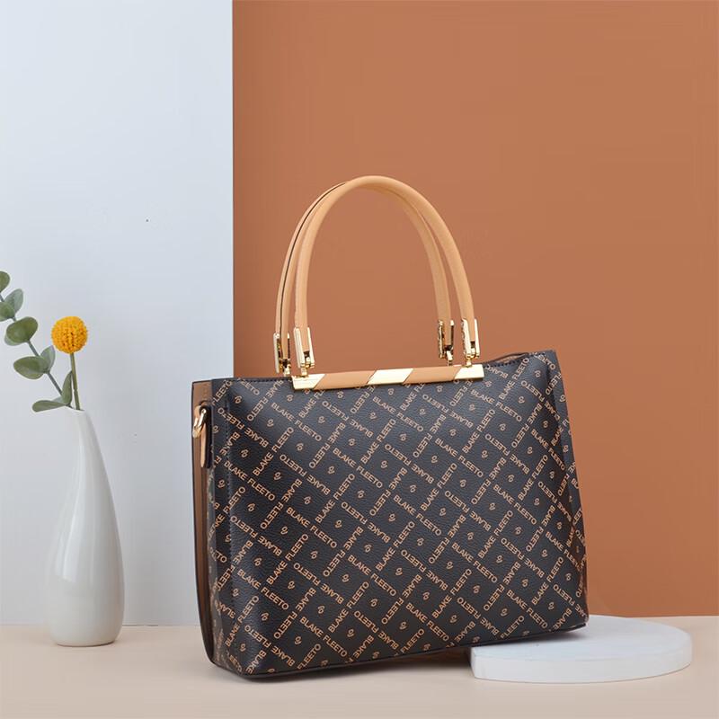 PLOVER Multi-compartment Letter Print Crossbody Bag