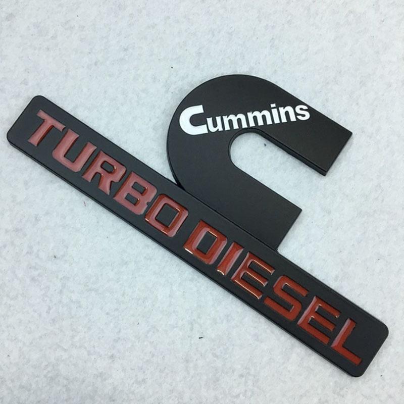 

Turbo Cummins Diesel 2500 3500 Decals Nameplates Emblems Mopar For Ram чёрный