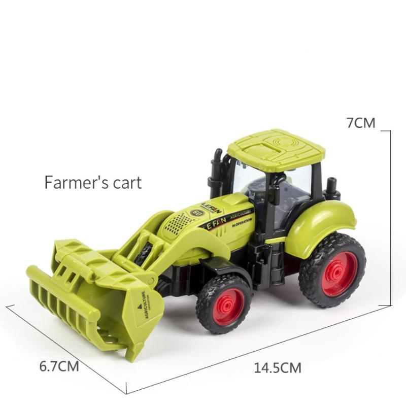 1Pcs Dump Truck Crane Engineering Inertia Car Toy Manual Skills Development Inertial Gliding City Construction Excavator Models