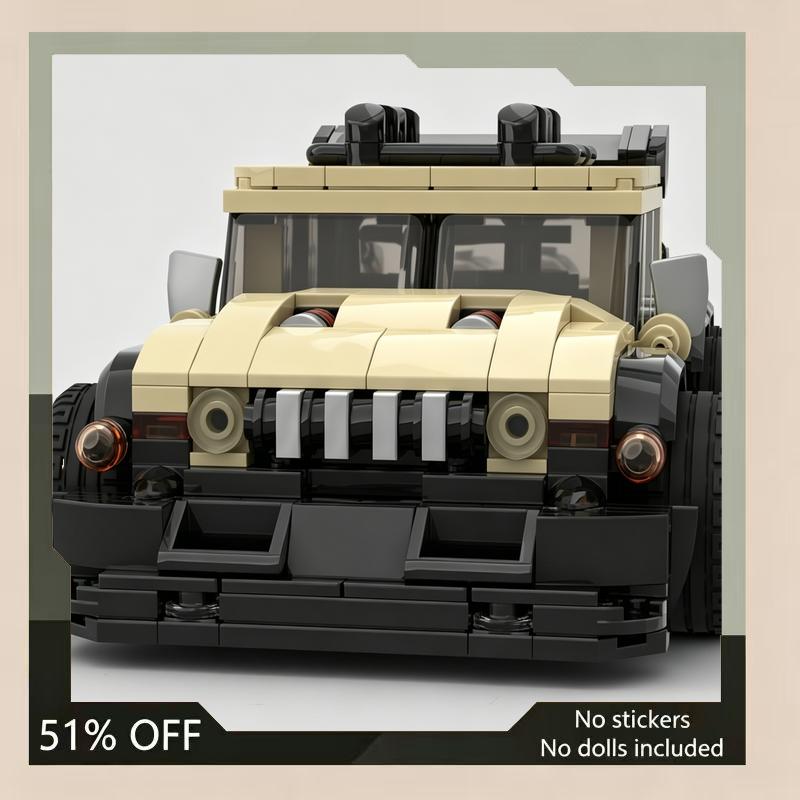 568PCS 2009 Custom 6x6 SUV MOC Building Blocks Vehicle DIY Assembly Gift