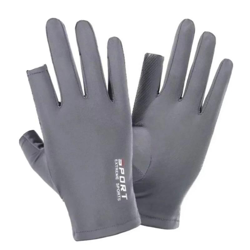 Outdoor Sports Fishing Gloves, Touch Screen, Thin UV Protection Equipment, Motorcycle Racing, Breathable, Comfortable Practical