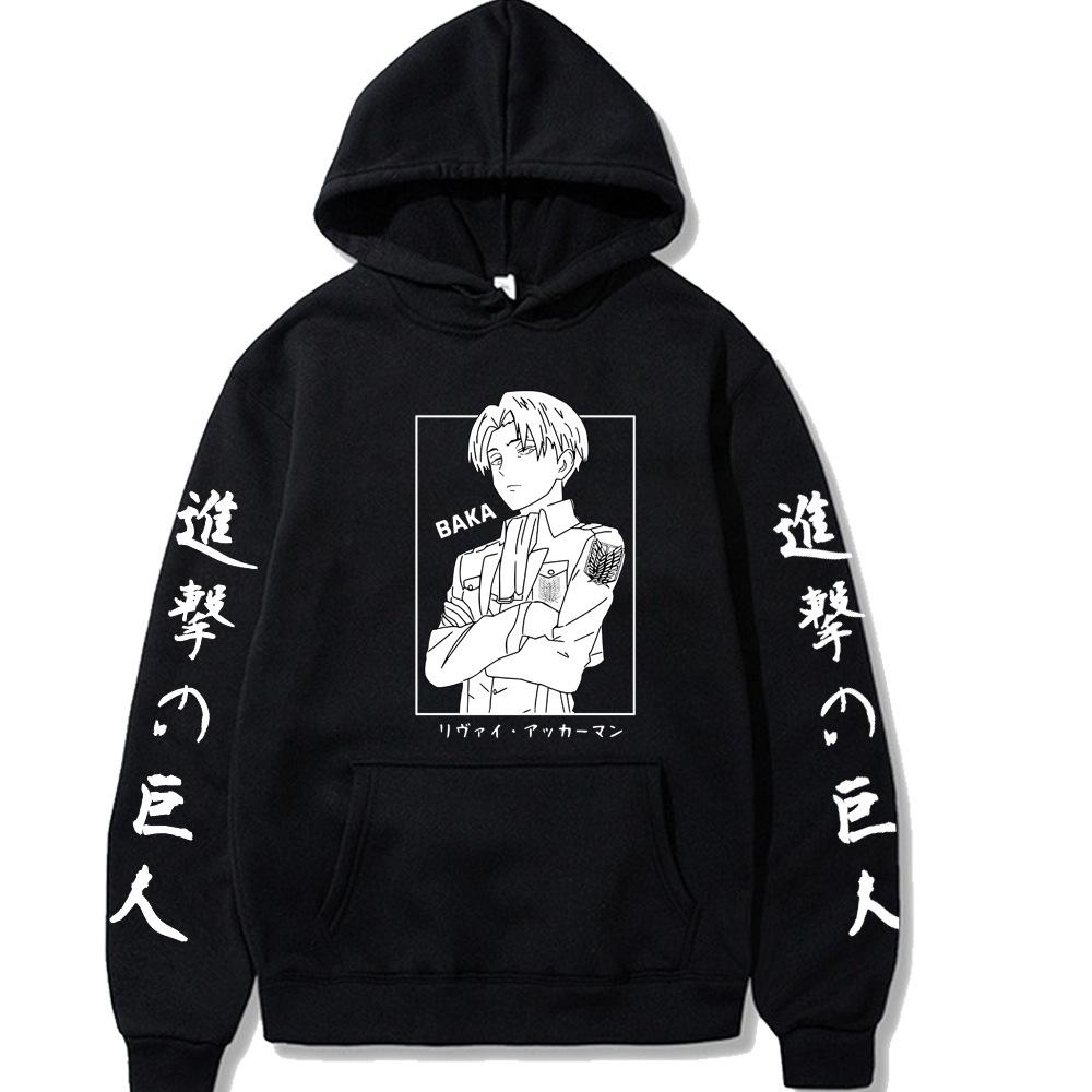 Attack on Titan Hoodies Women Long Sleeve Hooded Sweatshirts Unisex Cool Casual Streetwear Y2K Street Fashion Clothing