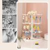 2/3/4-Tiers Plastic Necklace Earring Holder Jewelry Storage Display Tower Rack Necklace Earring Holder Display Stand