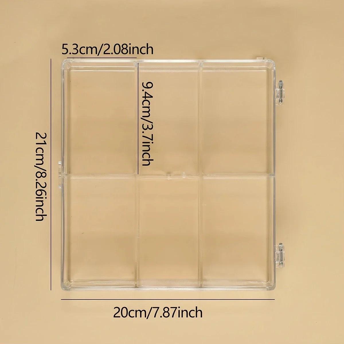 1pc-Ransparent Acrylic Doll Storage Box Bubble Mart Storage Display Stand in-stock Doll Display Box Handheld Doll Storage Bin прозрачный