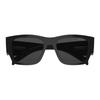 Prada Fashion High-End Triangle Logo Design Acetate Square Sunglasses Unisex Sunglasses Black PR-10ZSF-1AB5S0-55-19