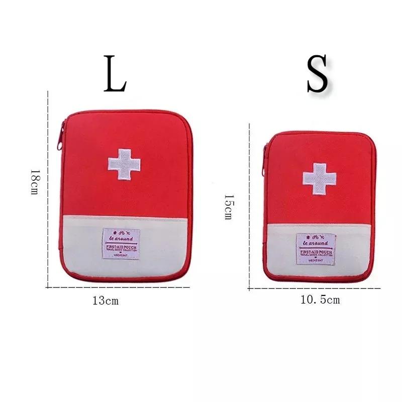 Portable Medical Storage Bag Camping Emergency First Aid Kit Organizer Home Outdoor Travel Household Medicine Pill Storage Case