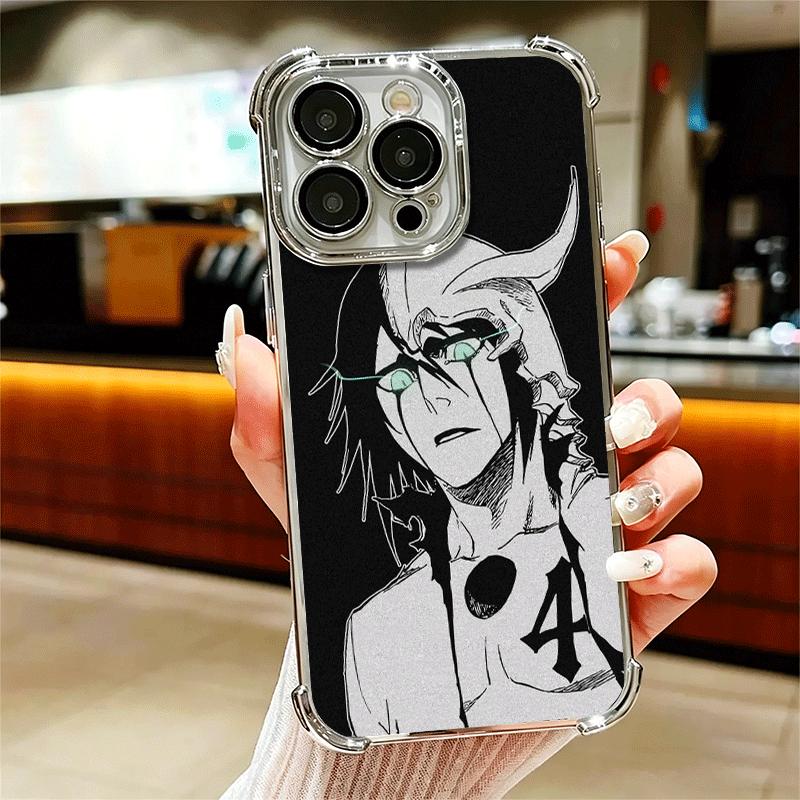 

Чехол для телефона с 4-слойным покрытием Улькиорра Шифер из Bleach Для Iphone 16 17 Pro Max Air 16E 14 15 Plus 12 13 Mini Противоударный Чехол с Подушкой Безопасности iPhone 16
