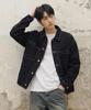 Agod Stone Washed Crop Denim Jacket [Black]
