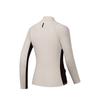 Anta Running Series Stand Collar Long Sleeve Comfortable Knitted Shirt Women Tops Light-Sand-Khaki 162545403N-1