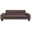 VidaXL Lit pour chien marron 90x53x30 cm similicuir 171854