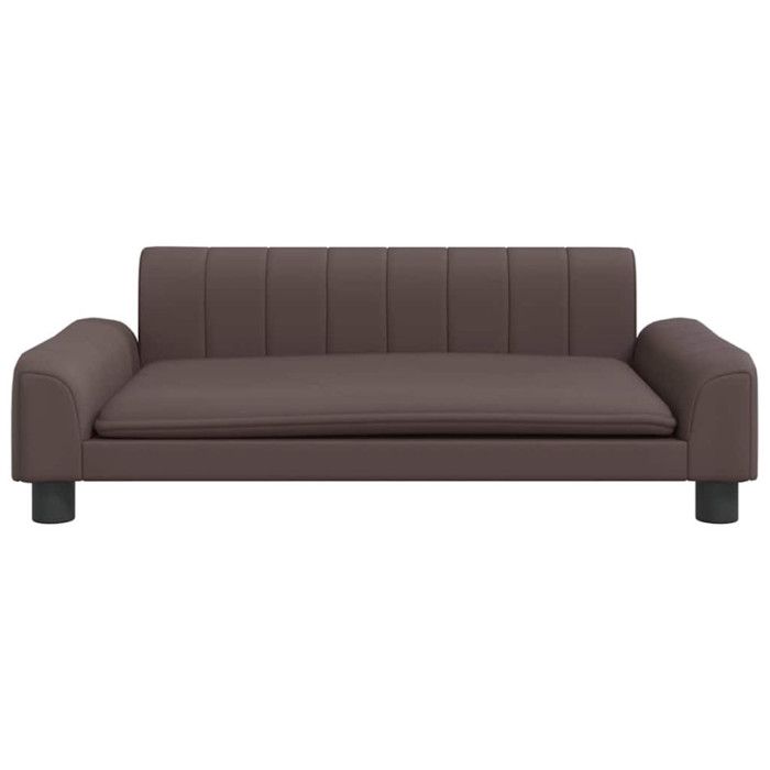 VidaXL Lit pour chien marron 90x53x30 cm similicuir 171854