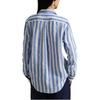Polo Ralph Lauren SS25 Pony Embroidered Striped Long Sleeve Linen Shirt Women shirts Multicolor MPOSHTNDO20827-400