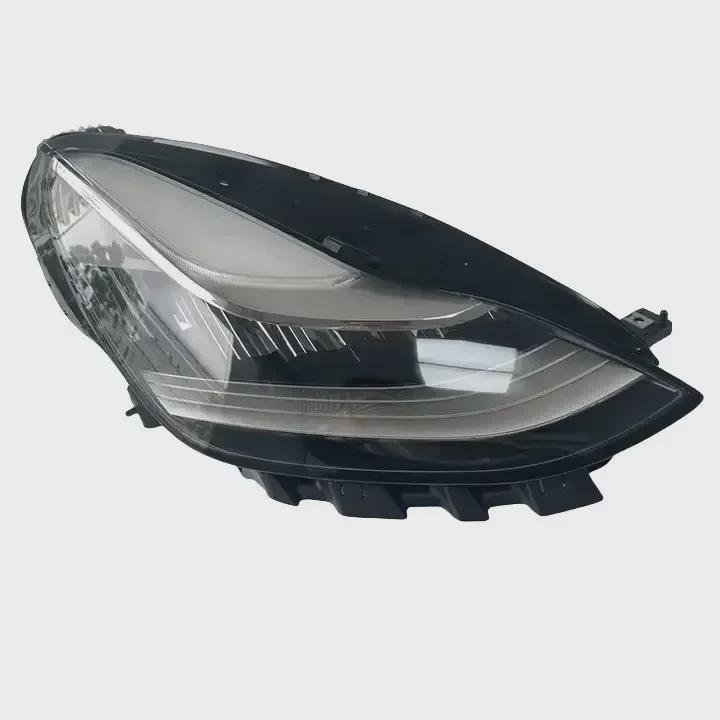 Compatible Headlight Assembly for Tesla Model 3 (2017-2020) - Part Numbers 1077371-00-C, 1077372
