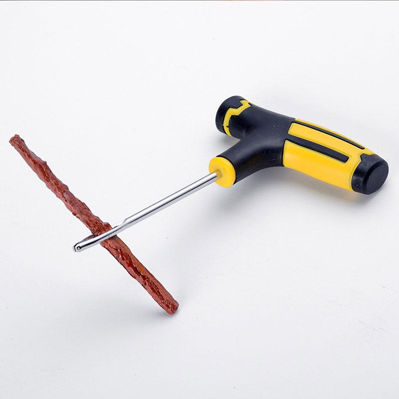 Kit di riparazione pneumatici tubeless, pistola per pneumatici, strumenti per la rimozione della valvola di foratura con tappi a fungo per camion Kit di riparazione pneumatici tubeless, pistola per pneumatici, strumenti per la rimozione della valvola di foratura con tappi a fungo per camion