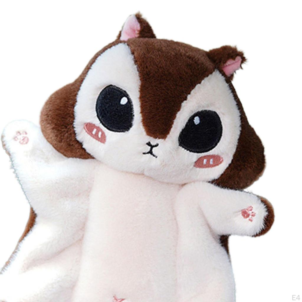 Jucărie adorabilă de pluș cu breloc veveriță pentru copii și adulți