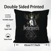BBEHEMOTH Band Cushion Cover Plush Fabric Soft DoubleSided Printed Sofa Warm Winter Home Child Gift Pillow Case