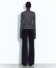 INSILENCE WOMEN Twill Cotton Spandex Pants Black