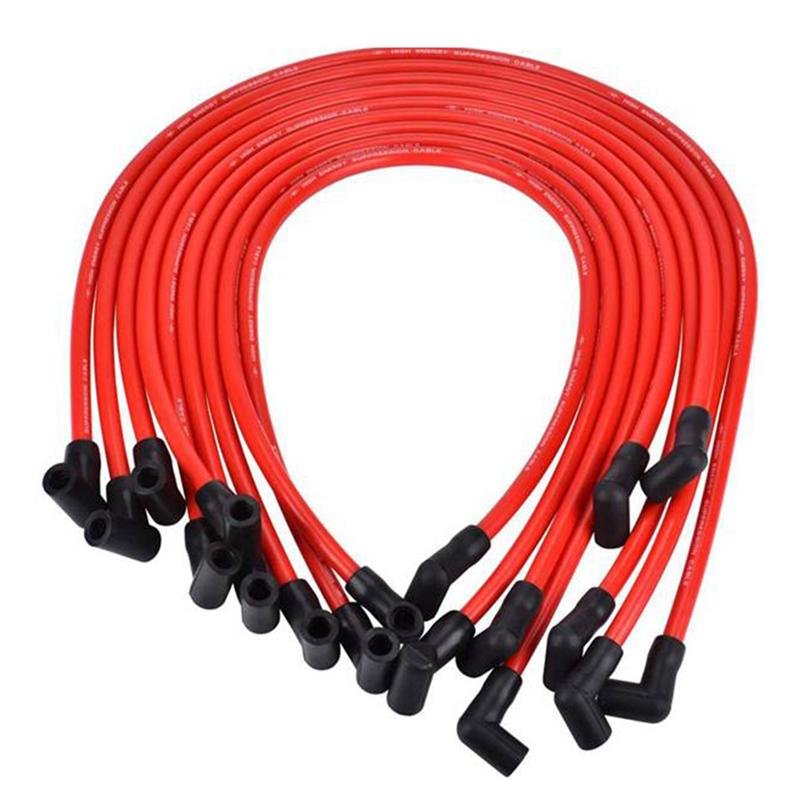 

2 Комплекта SP10-390-1010 10,5 мм Комплект проводов свечей зажигания Провода зажигания для AM General Isuzu HEI SBC BBC 350 350383454