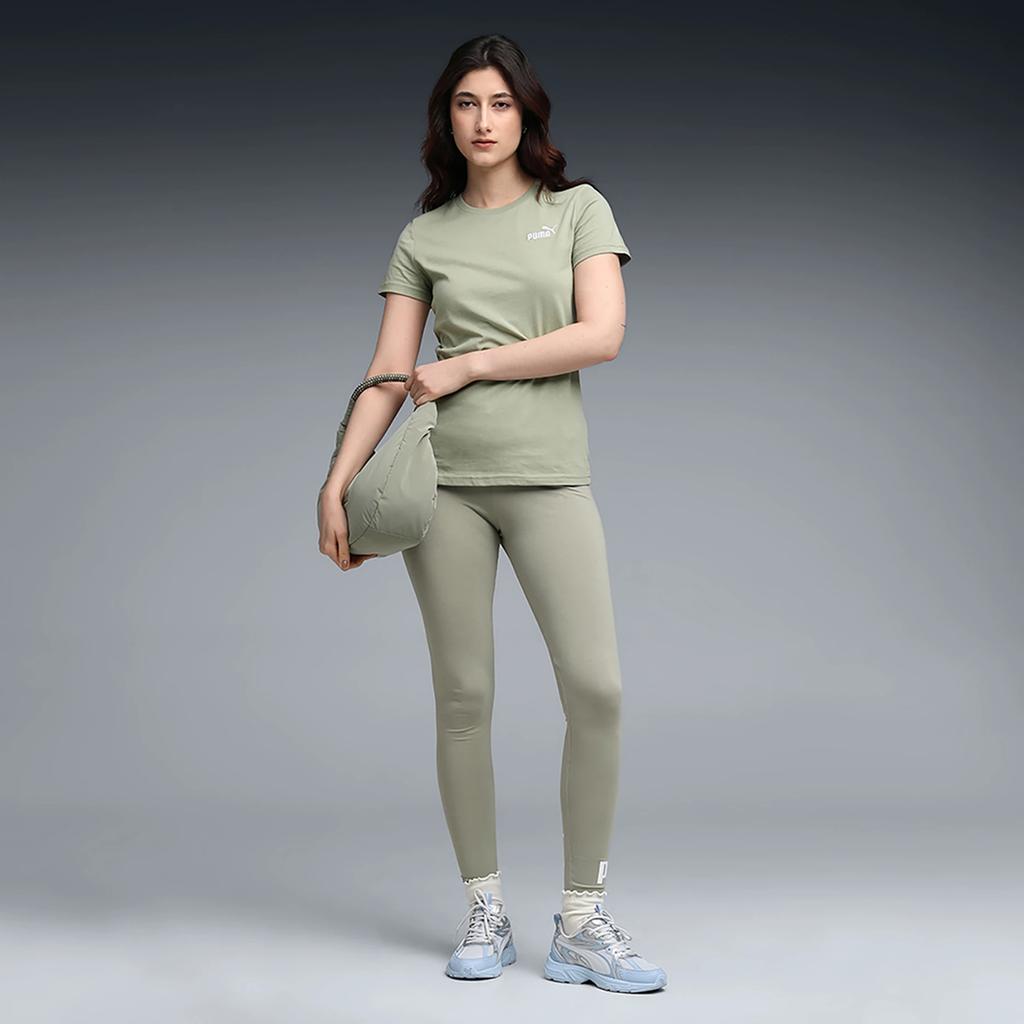 Puma ESS SMALL NO.1 LOGO women's T-shirt green 68237382 r S
