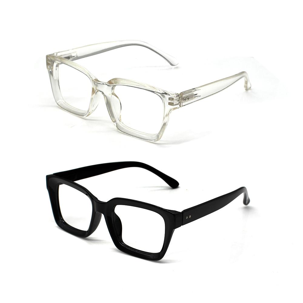 Turzing Fashionable Rectangular Reading Glasses Prescription Eyewear for Women High Quality Frame
