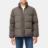 Calvin Klein Minimalist Comfortable Versatile Short Stand Collar Zipper Down Jacket Men Outerwear Brown J326958-PBX