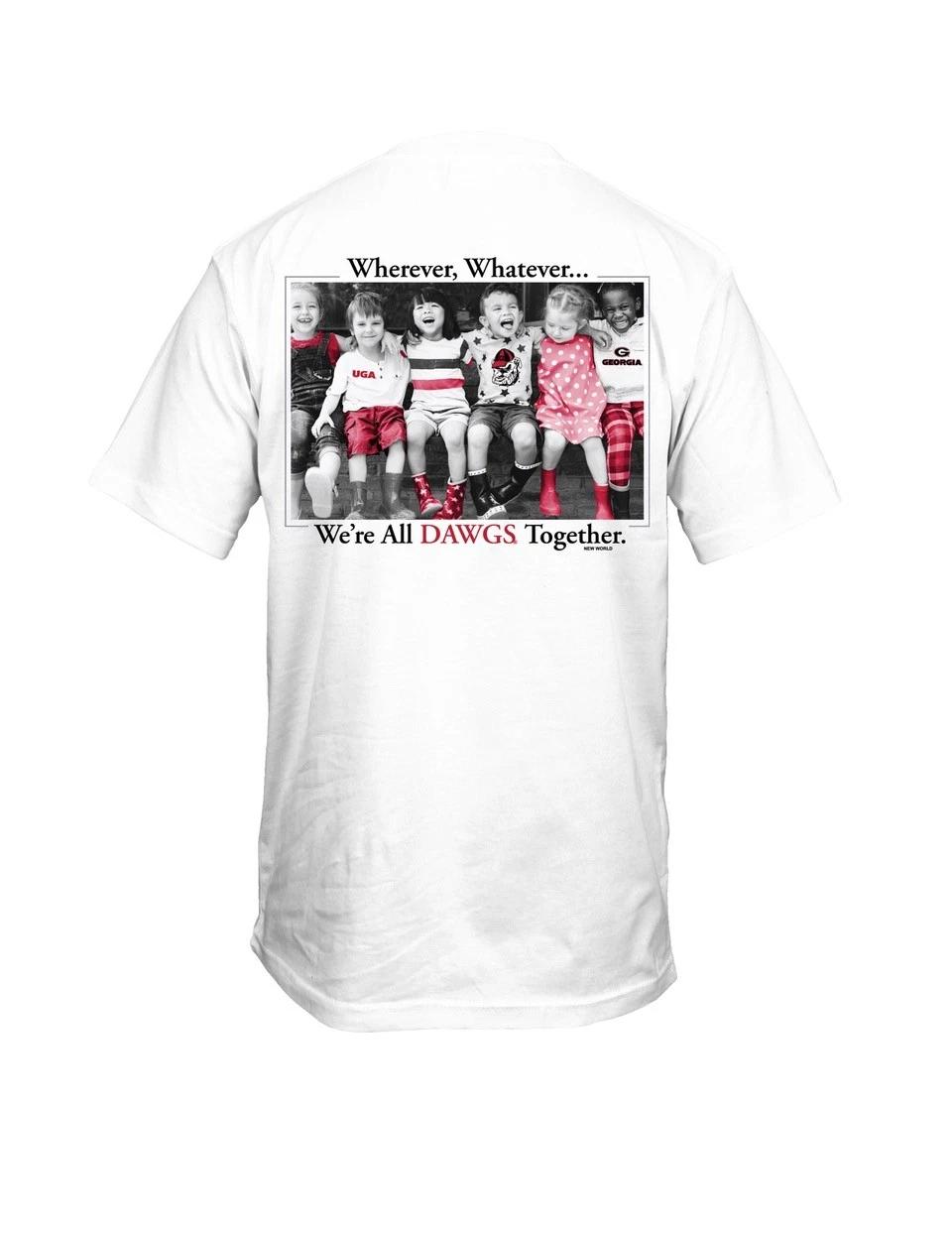 New World Graphics Youth UGA Bulldogs Kids Graphic kids boys T-Shirt - Whenever, 140