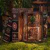 NEUE DIY Holz Buchnische Figuren Miniatur Weisheitsringe Buchdepot Buchstütze für Freunde Geburtstagsgeschenke Heimdekoration Handwerk