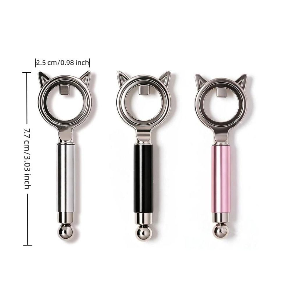 2IN1 Magnetic Nail Art Tool Non-slip Handle Hollow Cat Eye Magnet  Home Use