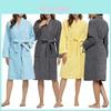 Brentfords 100 Luxury Cotton Bath Robe Terry Towel Soft Dressing Unisex Gown