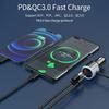 5 Port Car USB Charger PD 76W Quick Charge 3.0 PD Type C Fast Charging For Mobile Phone Type C Car Charger