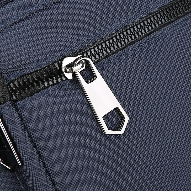 Men Multi-layer Shoulder Bag Fashionable Casual Lightweight Nylon Crossbody Bag for Daily Outing Commuting Small Handbag