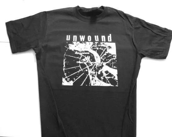 Maglietta Nera Cotone Taglia Unica K592 Tour Anni '90 Unwound