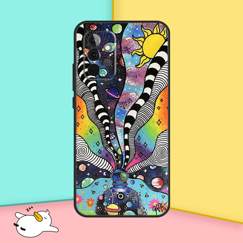 Cute Indie Hippie Case For Samsung Galaxy A34 A54 A14 A36 A56 A06 A13 A53 A32 A12 A22 A52 A35 A17 A16 A55 A15