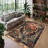 Butterfly Flower Stain-resistant Wear-resistant Door Mat and Living Room Sofa Carpet, Easy to Clean, Large Size.