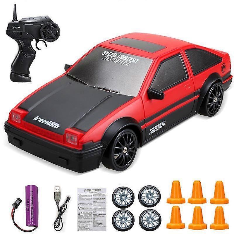 2.4G Drift Rc Car 4WD 3.7V 500MAH Rc Drift Car Toy Remote Control AE86 Model Car Rc Racing Toy Children's Christmas Gift