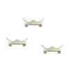 New 10Pcs Car Roof Drip Rail Weatherstrip Molding Clips for Hyundai Elantra White