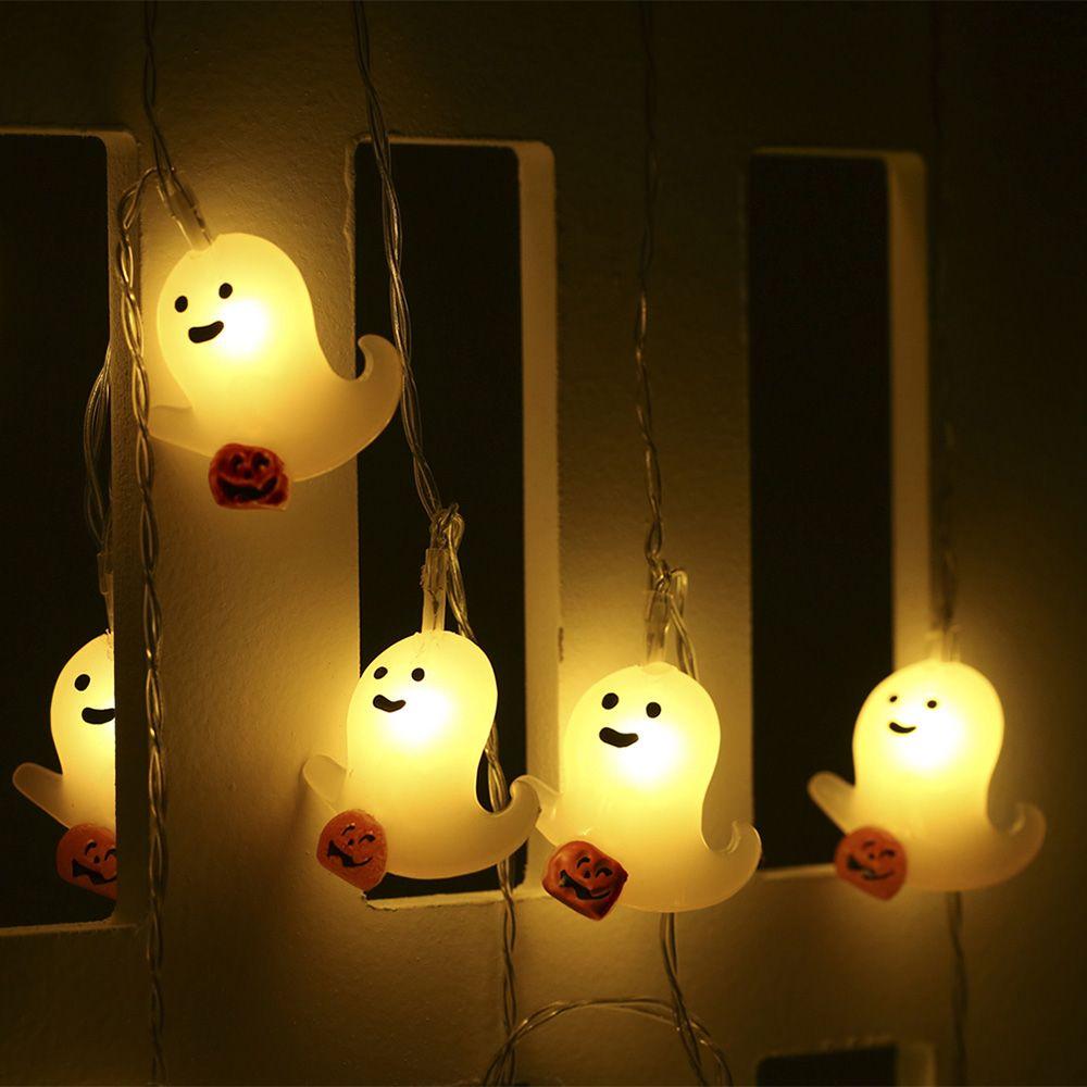 Ghost Pumpkin Night Lights Led Skull Lights String Lights Decor Halloween Decoration Party Supplies