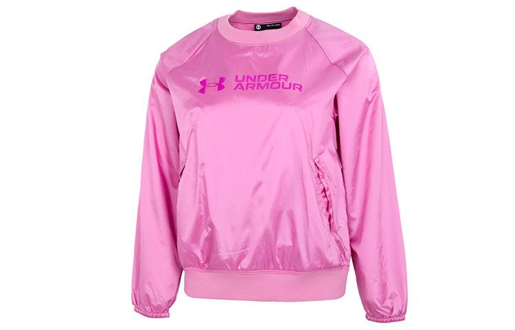 Under Armour RECOVER Sweatshirts Women s Pink Crew Neck Moderate Regular 1364012-680 XL