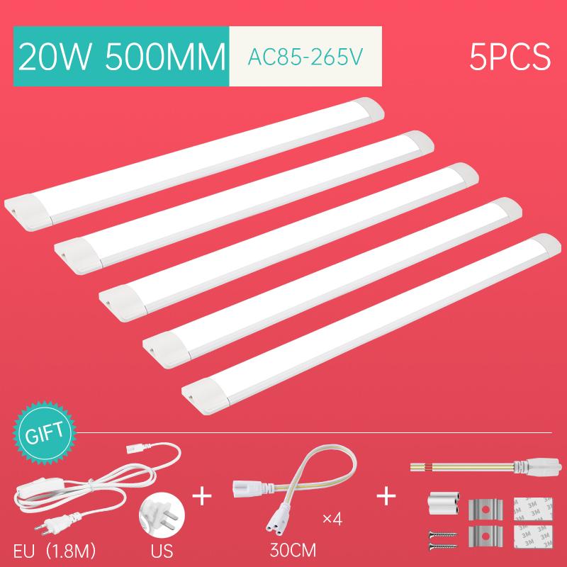 LED-Röhre 30cm T5 T8 Licht für Zuhause 220V LED-Lampenröhre Stange 10W 20W Kaltweiß Warmweiß 4ft LED-Röhrenlicht 500mm Röhrenbeleuchtung