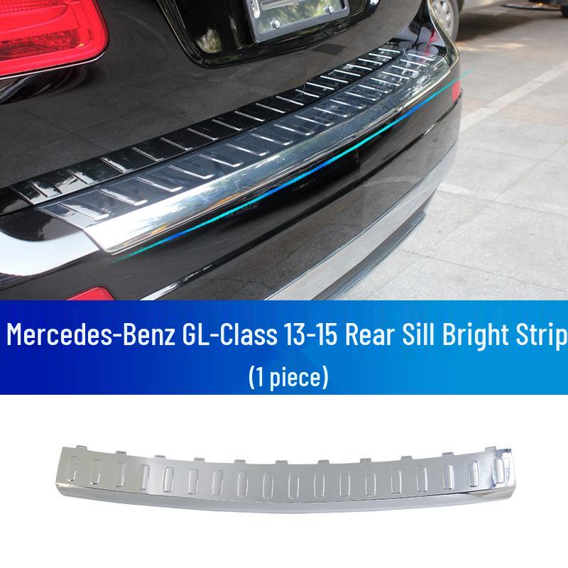 Chrome-Plated Decorative Strip for Mercedes-Benz GL500/GL550: Fog Light, Front Bumper, and Trunk Protector