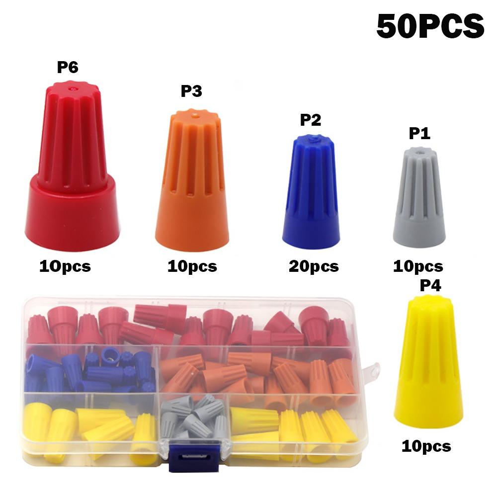 Insulated Wire Caps Colorful Twist Caps Nuts Twist Terminal Electrical Insulated Crimp  Electrical