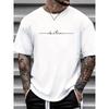Letter Printed Cotton Tees Women Men Casual Short Sleeved Round Neck T-shirt for Summer