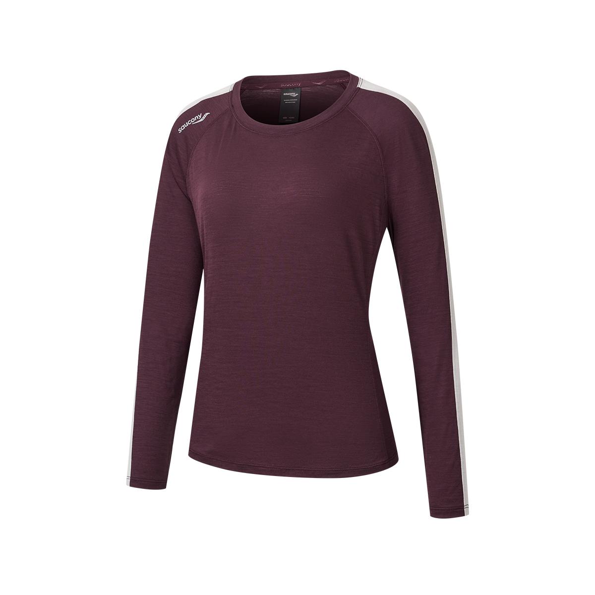 Saucony Sweaters Unisex Plum Brown Purple Crew Neck Moderate SA1250LT93T-CO080 XS
