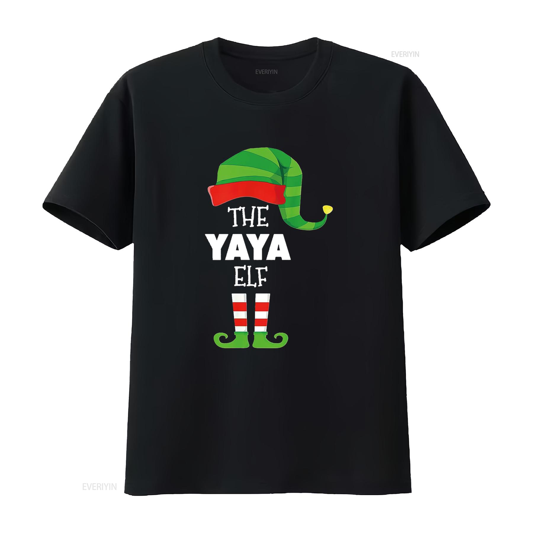 

The YAYA ELF Group Matching Family Christmas PJS Trendy T Shirt for Women Stand Out with this vintage Washed designer clothes 4XL